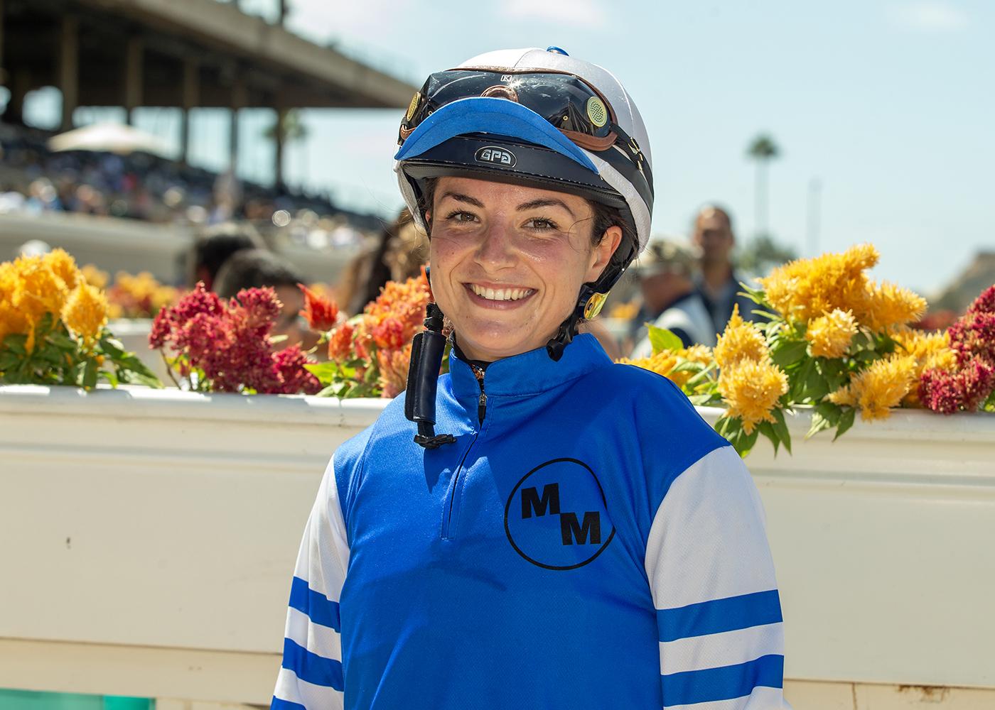Roxane Liegeois, Dubai, France, Southern California, Del Mar, horse racing, America's Best Racing, ABR